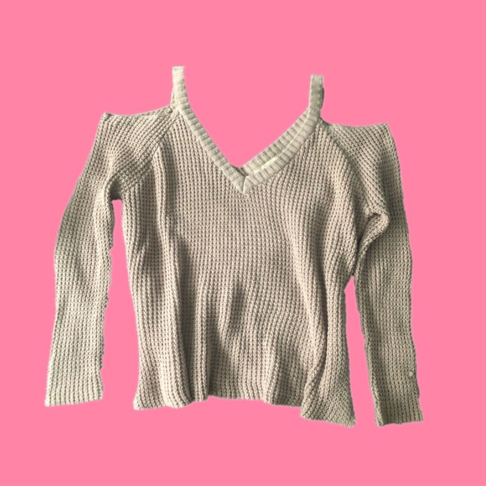 L.A. Hearts Blush Pink Cut Out Crochet Top